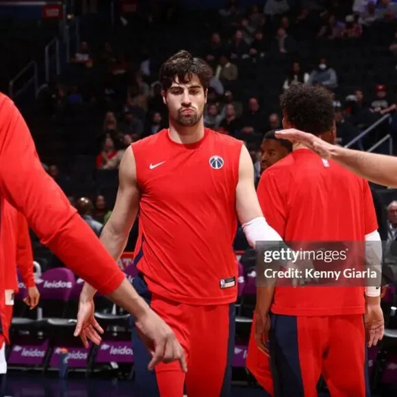 Red Deni Avdija Jersey Wizards Deni Avdija Of The Washington